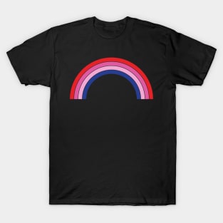 4 stripe rainbow T-Shirt